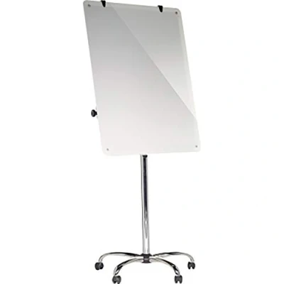 Image of Bi Office 700 x 1000mm Magnetic Glass Mobile Easel
