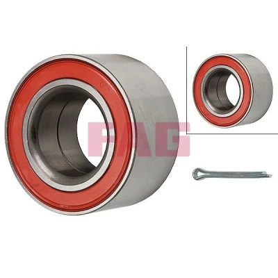 Image of 99905302001, 99905302001WB Wheel bearing kit FAG 713 6122 10 Photo corresponds to scope of supply 80mm PORSCHE: 924 Coupe, 944 911 Coupe