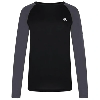 Image of Dare2B Womens Exchange Base Layer Top Undershirt, Black Grey, 16 EU