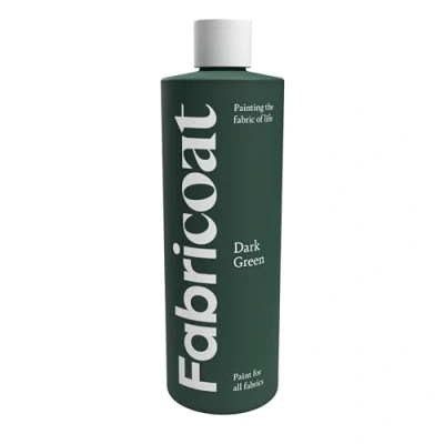Image of Fabricoat Fabric Paint Restore or Change the Colour of Any Directly Onto Transform Anything Sofas, Lampshades, Car Interiors (250ml, Dark Green)