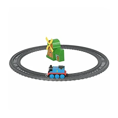 Image of Thomas and Friends GFF09 Track Master Push Along the Windmill Metal Train Engine Playset