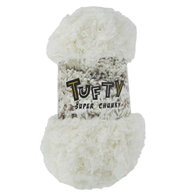 Image of King Cole Tufty Super Chunky 200g Knitting Yarn (2794 Cream)