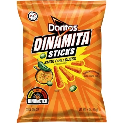 Image of Doritos Dinamita Sticks Smoky Chile Queso, 9oz
