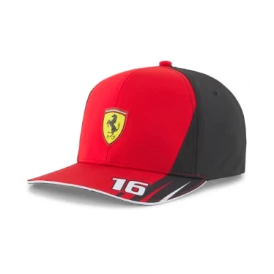Image of Scuderia Ferrari Official Formula 1 Merchandise Charles Leclerc 2022 Team Cap Red One Size