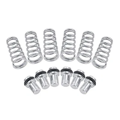 Image of Poppet Valve, 6 Pcs Universal Stainless Steel Valve Spring Beer Replacement For Ball &amp; Pin Lock Style Keg Post