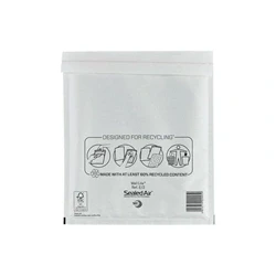 Image of Mail Lite Bubble Postal Bag White E2 220x260 Pack of 100 101098083