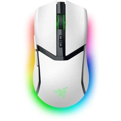 Image of Razer Cobra Pro wireless gaming mouse with RGB Optical Focus Sensor 30K DPI (10 Customisable Buttons, HyperSpeed Polling 8K Hz, Bluetooth, Illumination 11 Zones) White