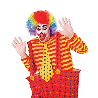 Image of Bristol Novelty BW113 Clown Pop Wig Rainbow Multicolor Budget, One Size