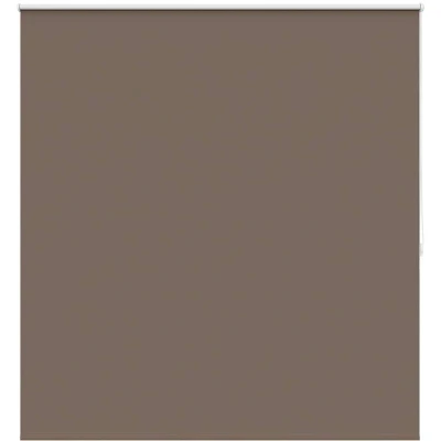 Image of vidaXL Roller Blind Blackout 160 x 175 cm Coffee