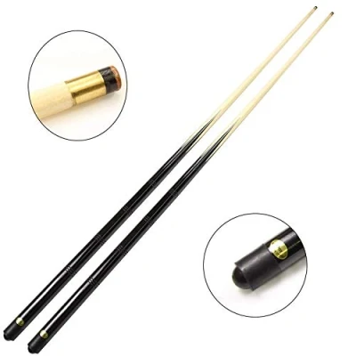 Image of 2 x 57&quot; One Piece Snooker or Pool Cues