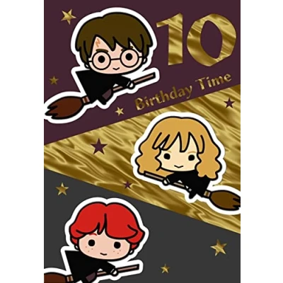 Image of Cards Hallmark Harry Potter 10th Birthday 10 Time