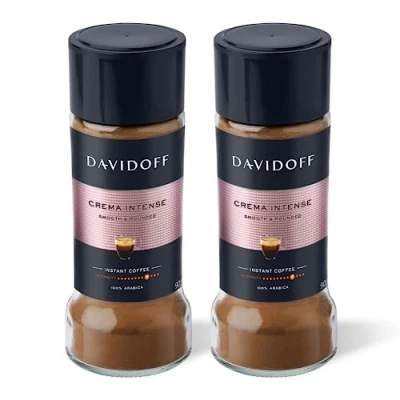 Image of Davidoff Crema Intense Coffee Bottle, 2 x 90 g