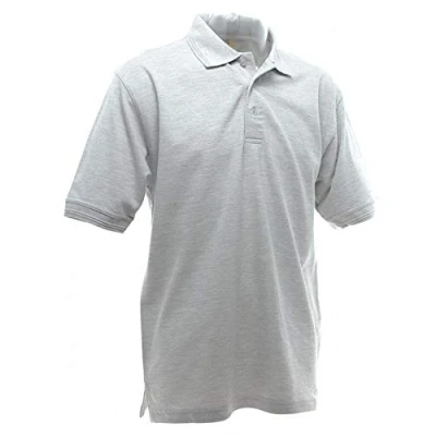 Image of UCC 50/50 240gsm Unisex Pique Polo Heather Grey S