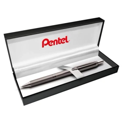 Image of Pentel Energel Sterling Retractable Gel Rollerball Pen, Smoke Grey