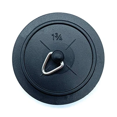 Image of Replacement Basin/Sink Plug (Large 1 3/4&quot; (45mm), Black)