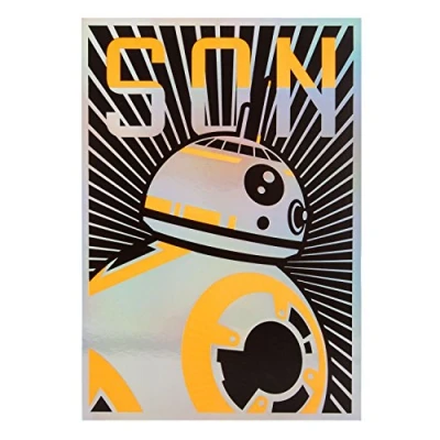 Image of Hallmark Son Star Wars Birthday Card &#039;BB8&#039; Medium