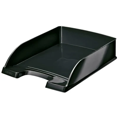 Image of Leitz A4 Letter Tray, Black, WOW Range, 52263095