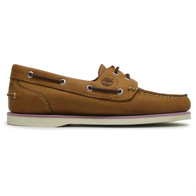 Image of Classic Boat Full Grain Leather Women&#039;s Shoes