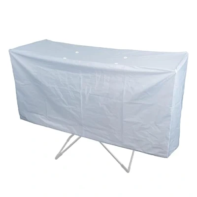 Image of AMOS 230 Electric Heated Clothes Dryer Folding Energy Efficient Indoor Wet Laundry Drying Rack With Cover