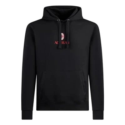 Image of AC Milan Classic Crest Black_Man Hooded Sweatshirt, Cornstone, M