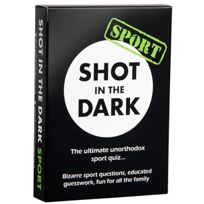 Image of Shot in the Dark: Sport Quiz Edition 2+ players Fun Family Card Game for mad Adults &amp; Kids