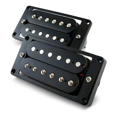 Image of VANSON &#039;59 Alnico V PAF style Black Humbucker SET (Neck &amp; Bridge) for Gibson, Epiphone (SET)