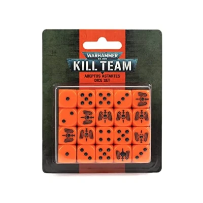 Image of Games Workshop Warhammer 40,000 Kill Team: Death Korps Of Astartes Dice Set