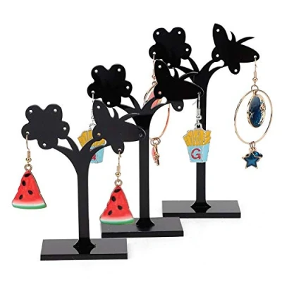 Image of Salmue Earring Stand, Three Pieces, Organizer/Jewellery Display Acrylic, carnelian