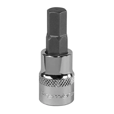Image of Sealey Premier Hex Socket Bit 9mm 3/8&quot;Sq Drive