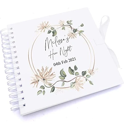 Image of Personalised Wedding Hen Night Scrapbook Photo Album