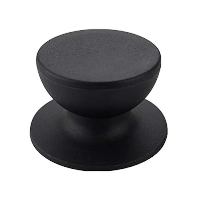 Image of TopHomer Universal Pot Lid Cover Knob Replacement, Anti Heat Silicone Handle Knob, Cookwear Handle,Circular Handgrip with Screw Nut Black