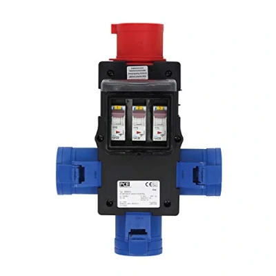 Image of PCE ST ANTON Distribution Box 32A 415V In, 3 x 240V Out Power Distro Marquee Events