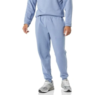 Image of Amazon Essentials Men&#039;s Fleece Joggers, Light Denim Blue, L