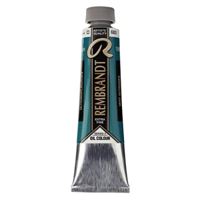 Image of Rembrandt Paint Oil Ultra GREE, Ultramarine Green, One Size
