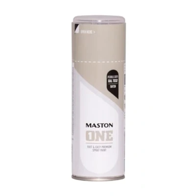 Image of Maston Spray Paint ONE Satin Pebble Grey RAL7032 400ml