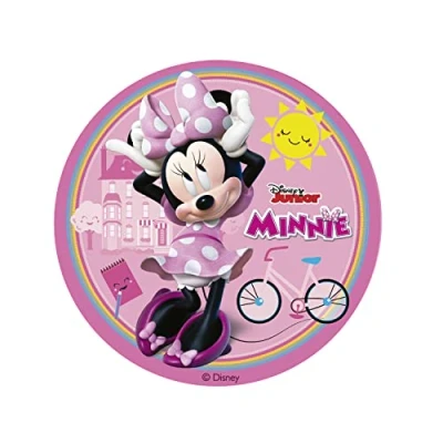 Image of Dekora 231389 Cake Topper SUGAR FREE for MINNIE MOUSE fans 15.5cm Edible