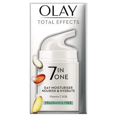 Image of Olay Total Effects 7 in One AntiAgeing Moisturiser Fragrance Free , 50 millilitre