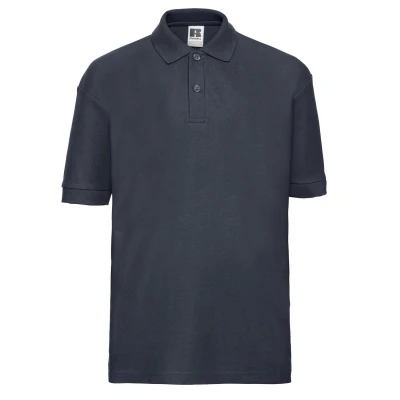 Image of Russell Athletic Childrens Unisex Childrens/Kids Polo Shirt (French Navy) Size 9 10Y