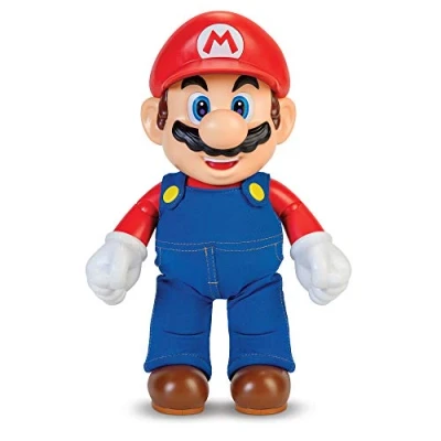 Image of Super Mario Nintendo It&#039;s A Me Mario, Collectible Action Figure, 12 / 30cm Talking Posable Figure Has 30+ Phrases and Game Sounds