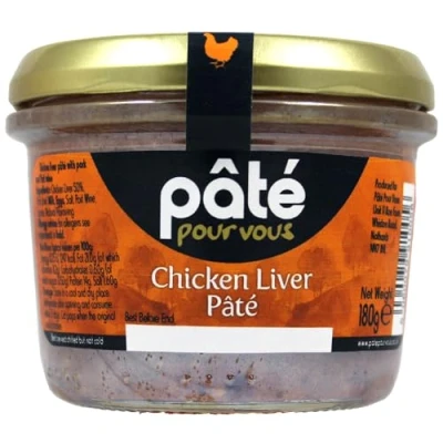 Image of Pâté Pour Vous Chicken Liver Pate, 180g Jar