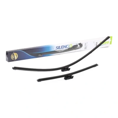 Image of A3397007432 Wiper BLADE VALEO SILENCIO X.TRM, FLAT SET 574666 650, 380mm Front Beam with spoiler for left hand drive vehicles Top Lock