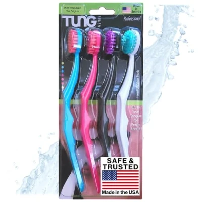 Image of 4 Pack TUNG Brush Tongue Cleaner