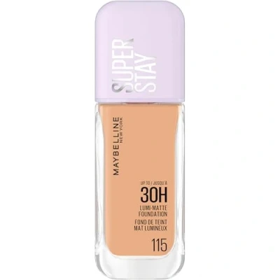 Image of Maybelline New York Super Stay up to 30H Lumi Matte Foundation with Amino Acids 115
