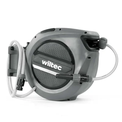 Image of XPOtool Hose Reel with Self Reeling up Mechanism 30m Garden for Wall Mounting Watering
