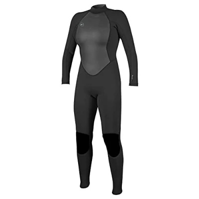 Image of O&#039;Neill Wetsuits Women&#039;s Reactor Back Zip Full Wetsuit, Black, 10 UK