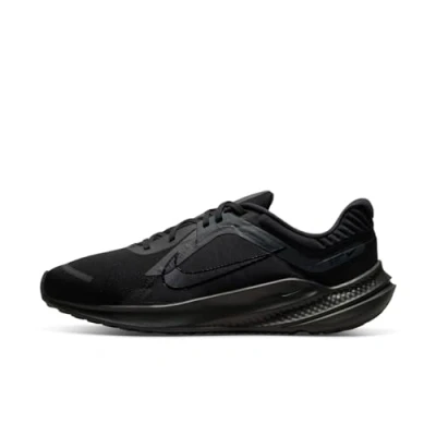 Image of Nike Performance Quest 5 Neutral running shoes, Men&#039;s, Size: 10, Black/dark smoke grey Textile/synthetics
