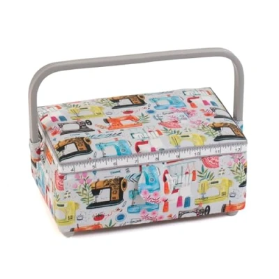 Image of Hobby Gift Sewing Box, Small, Rectangular, Machines