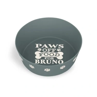 Image of Personalised Dog Bowl (Bruno)