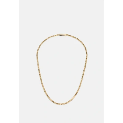 Image of Lacoste Spelt Necklace goldcoloured, Men&#039;s, Size: One Size, Gold coloured