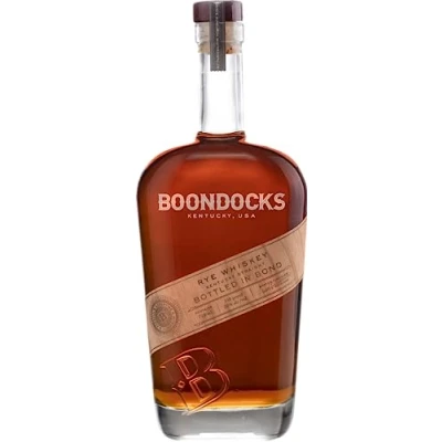 Image of Boondocks Rye Whiskey Bottled In Bond 750ml